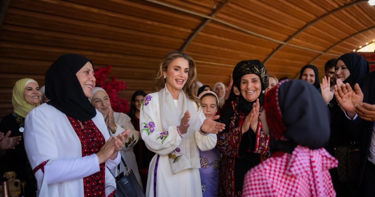 Queen Rania Running Queen Rania Visits Home-Based Food Business Run by Firyal Kofahi in ...